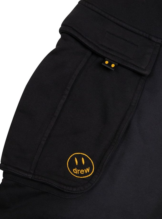 Oversized Cargo Sweatpant Faded Black
