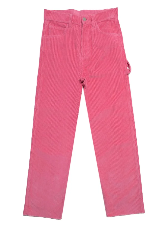Drew Corduroy Carpenter Pant Hot Pink