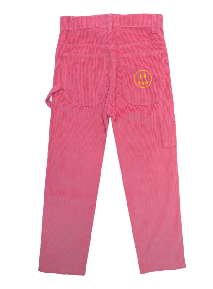 Drew Corduroy Carpenter Pant Hot Pink