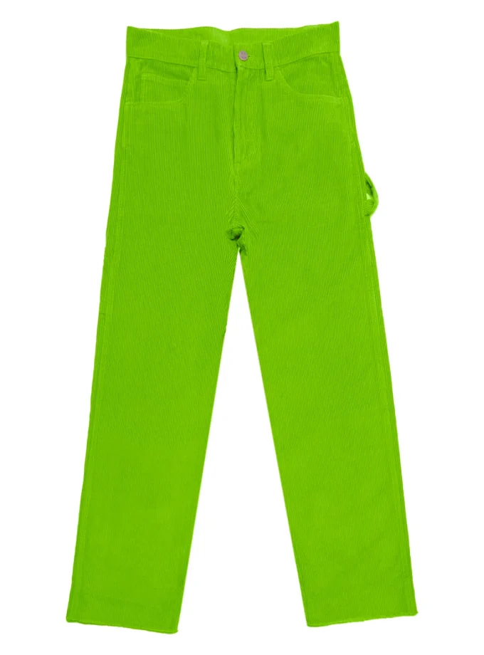 Drew Corduroy Carpenter Pant Lime