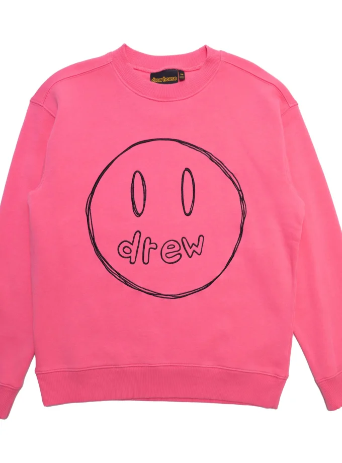Drew House Sketch Mascot Crewneck Hot Pink