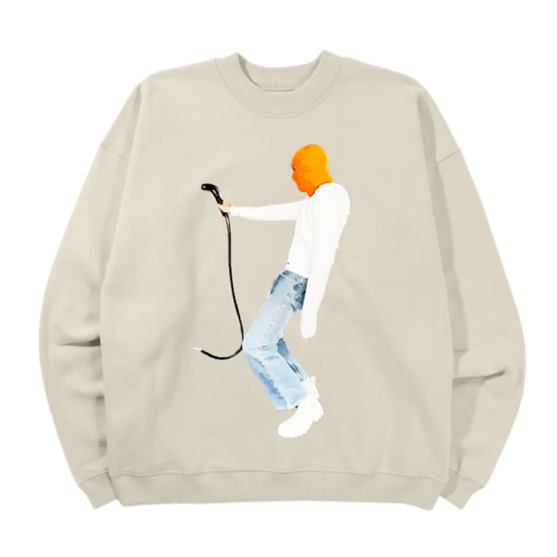 Justin Bieber Light Gray Sweatshirt
