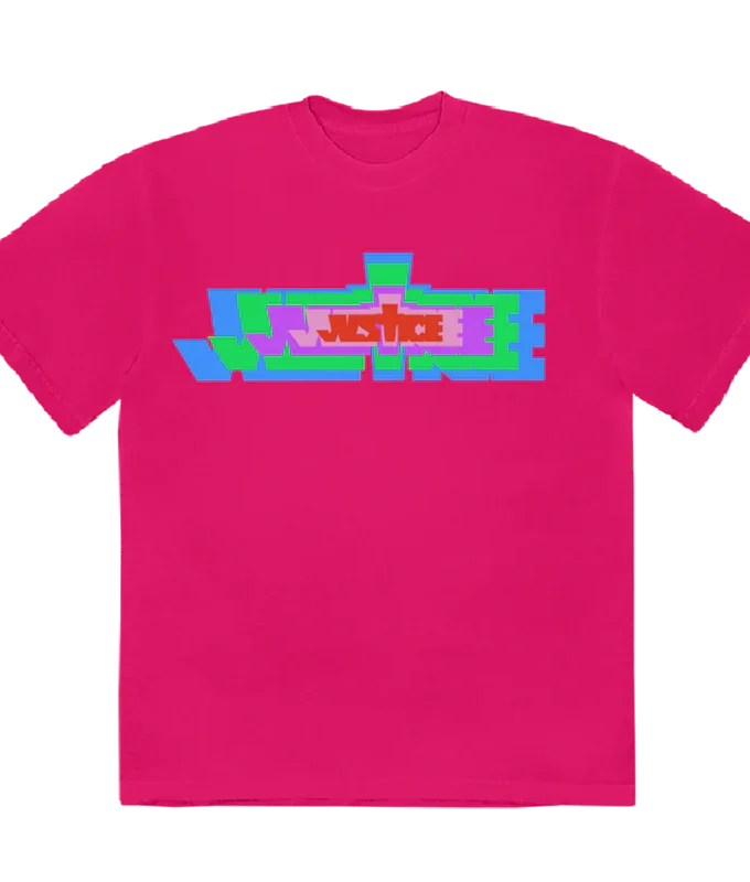 Justin Bieber Justice Pink T-Shirt