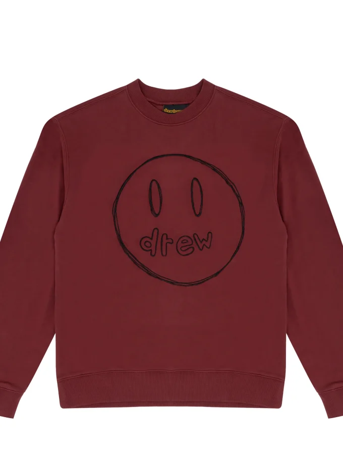 Sketch Mascot Crewneck Burgundy