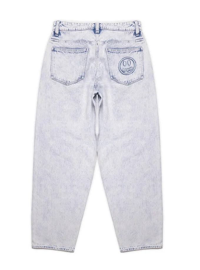 Tapered Baggy Jean Painted Indigo