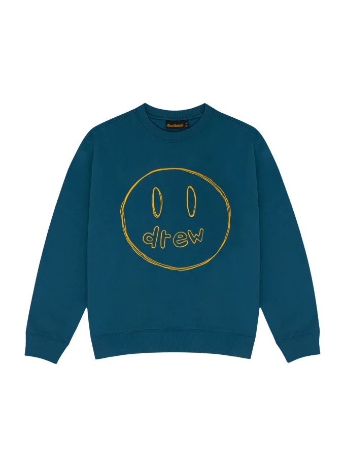 sketch mascot crewneck peacock