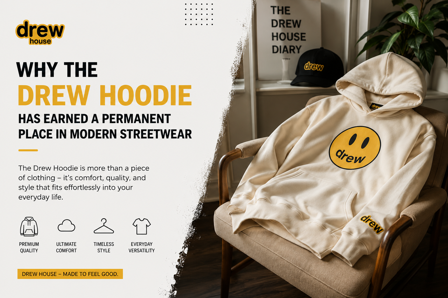 Why the Drew Hoodie Has Earned a Permanent Place in Modern Streetwear