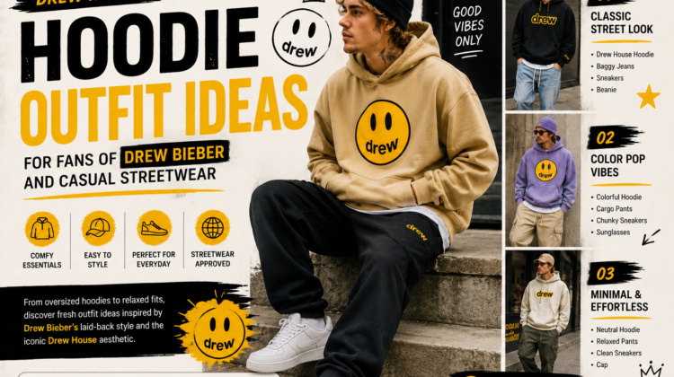 Drew House Hoodie Outfit Ideas for Fans of Drew Bieber and Casual Streetwear