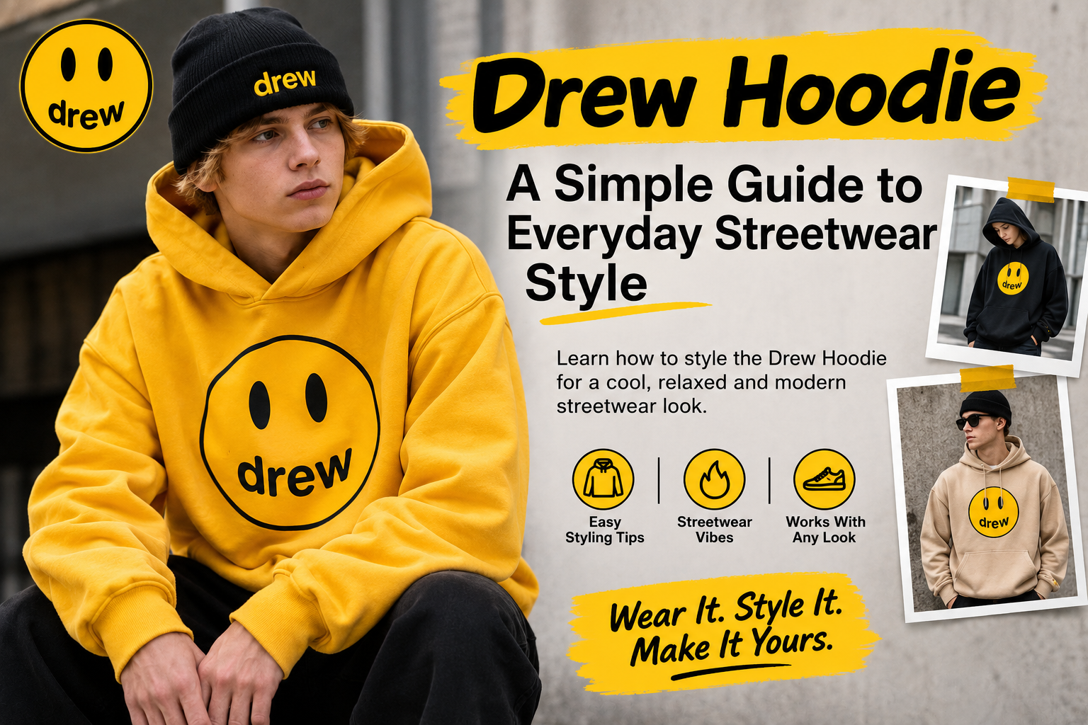 Drew Hoodie: A Simple Guide to Everyday Streetwear Style